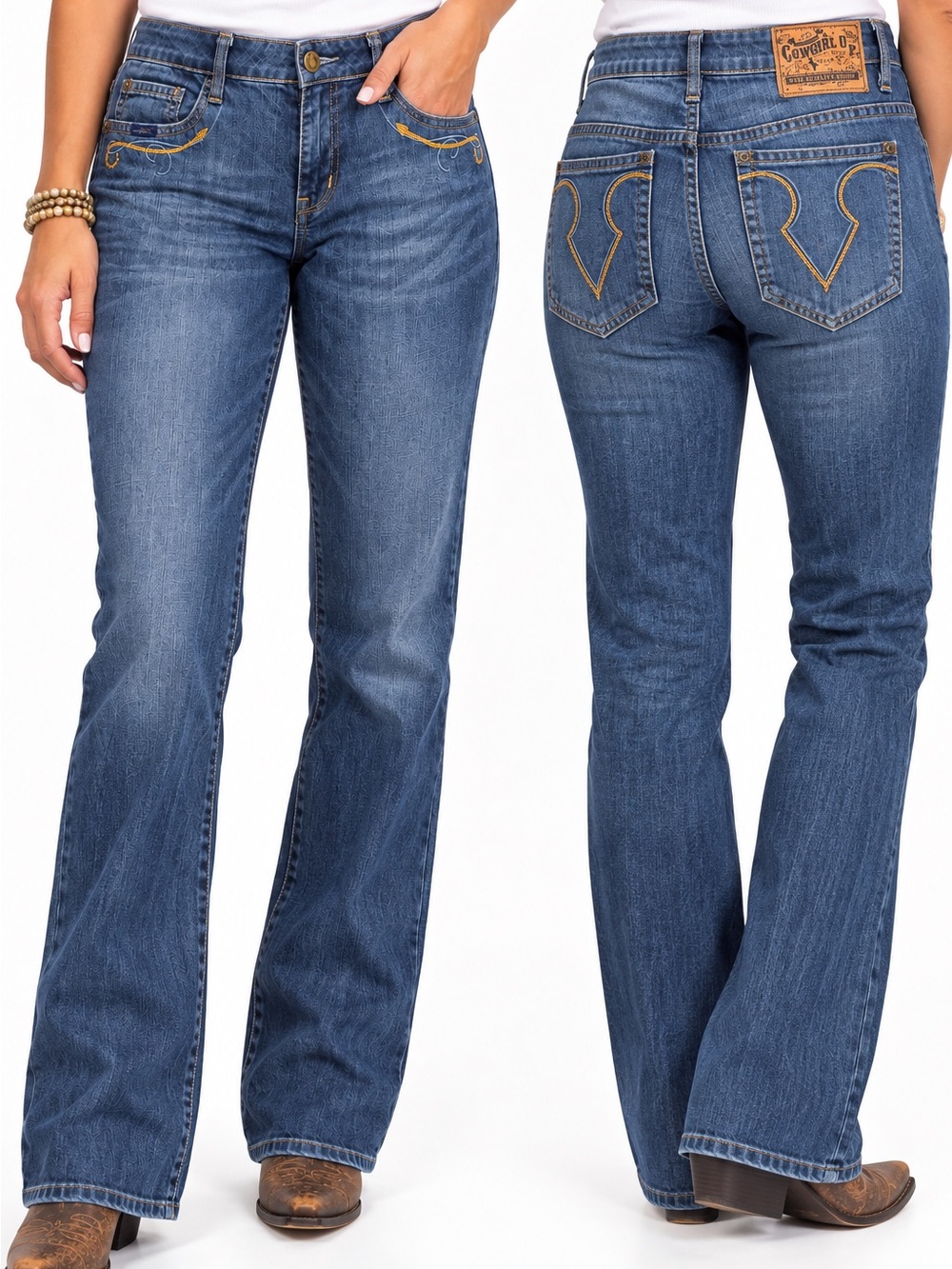 Cowgirl Up Western Jeans — Women’s 8 / W30